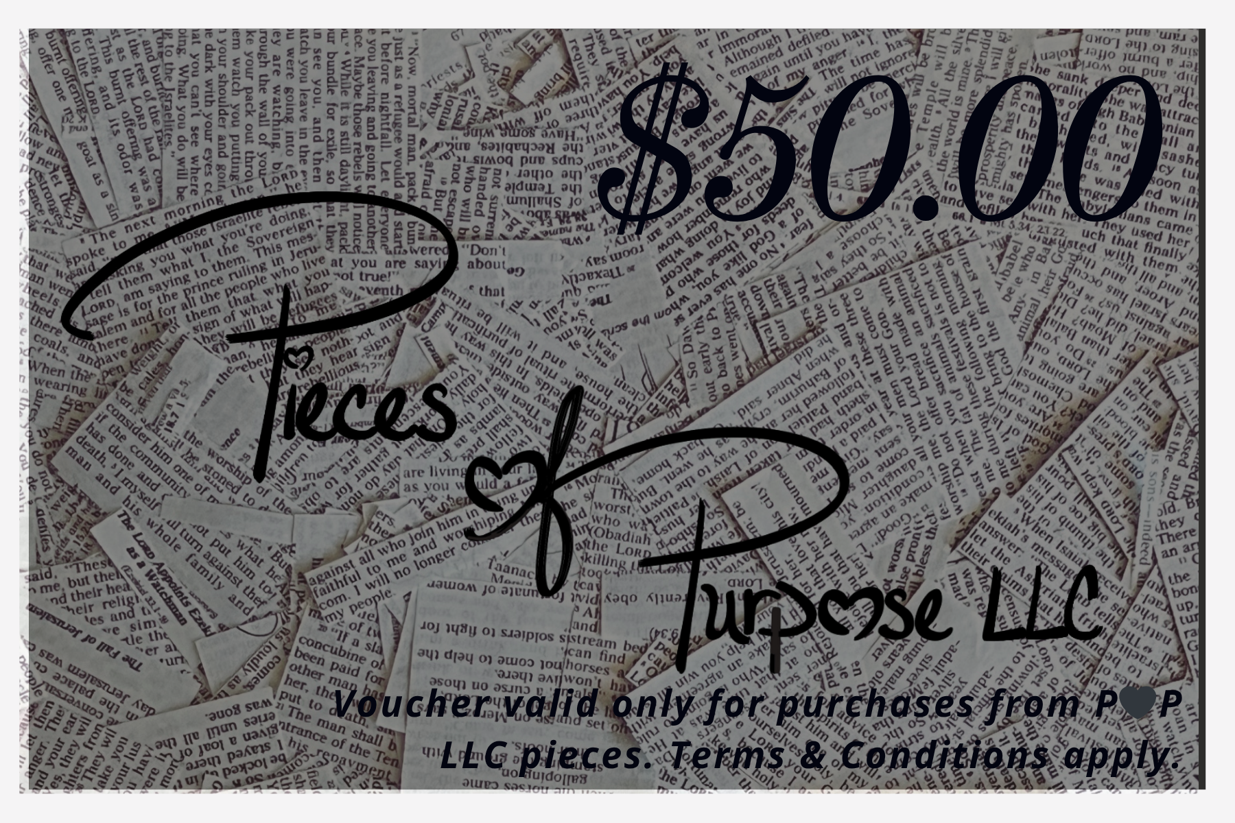 Pieces of Purpose LLC Gift Card