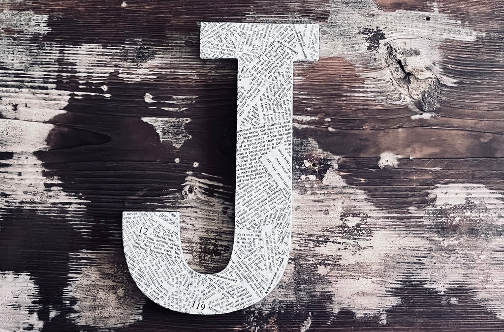 Letter J - medium