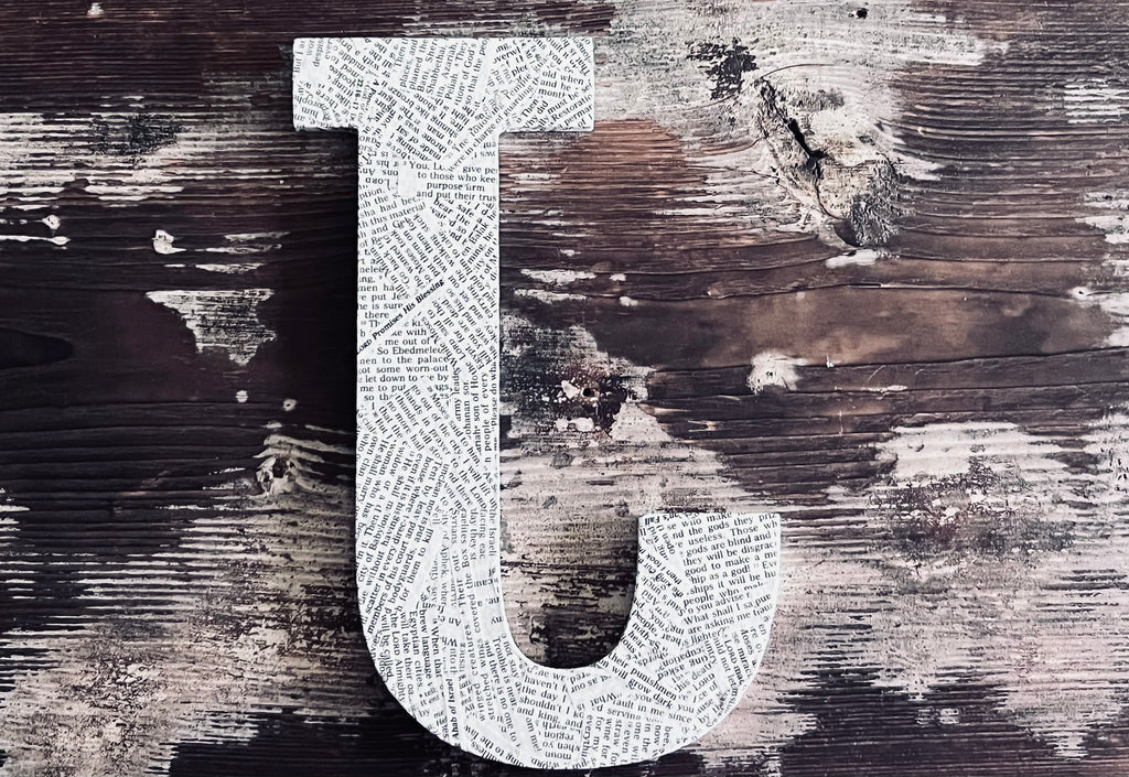 Letter J - medium