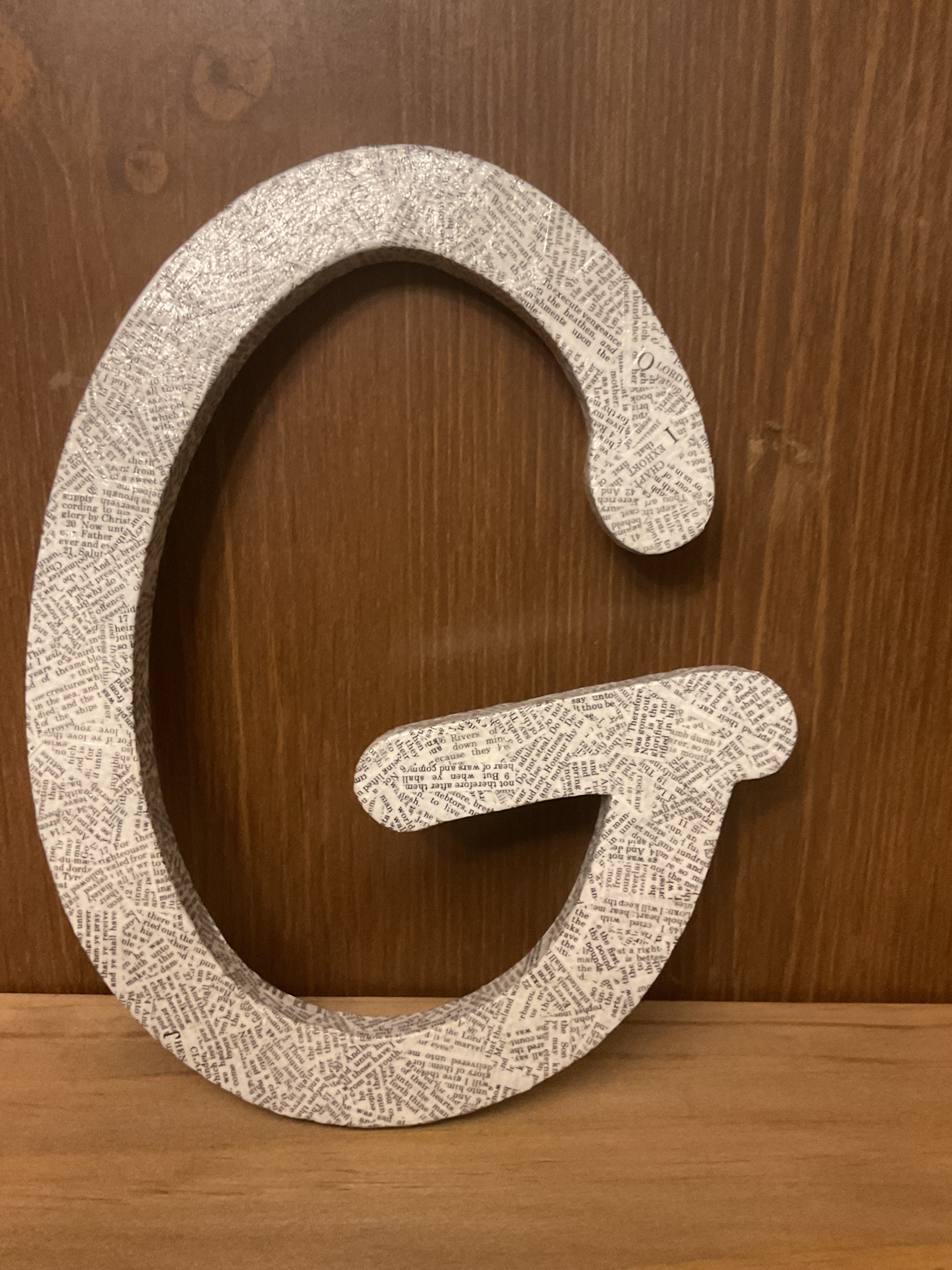 Letter G - medium