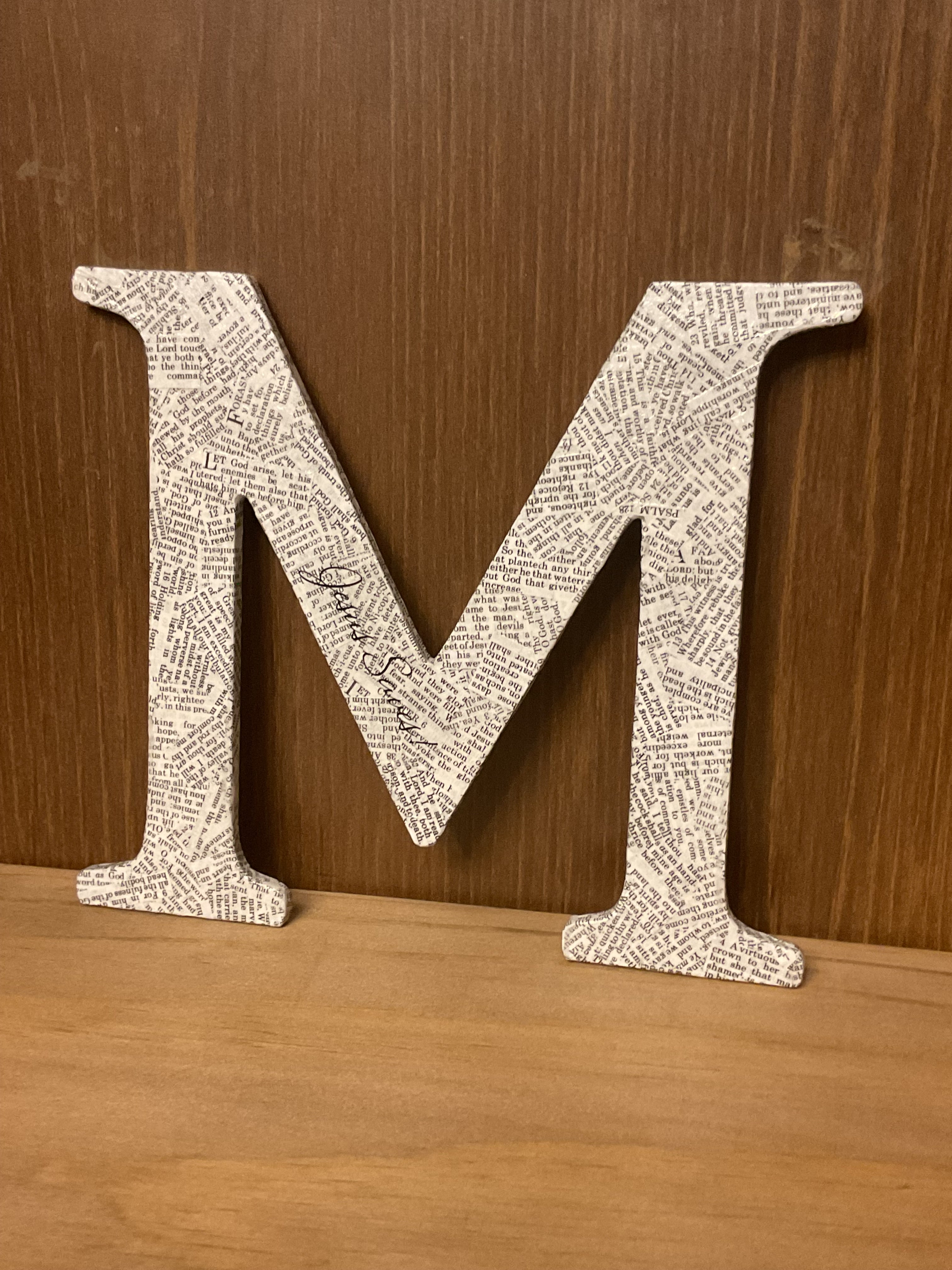 Letter M - small