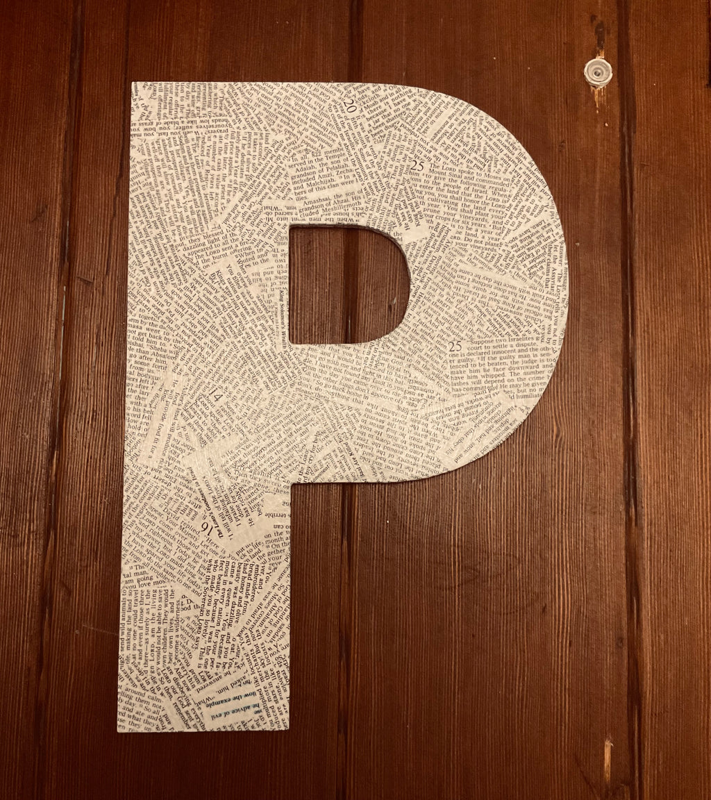 Letter P - large
