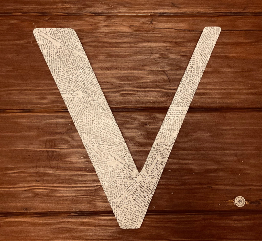 Letter V - large