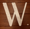 Letter W - large