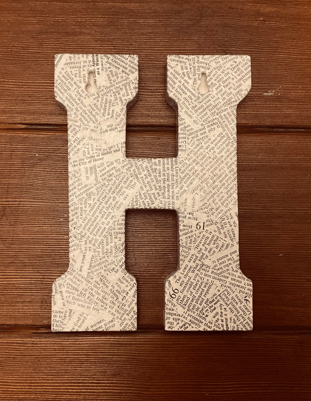 Letter H - medium