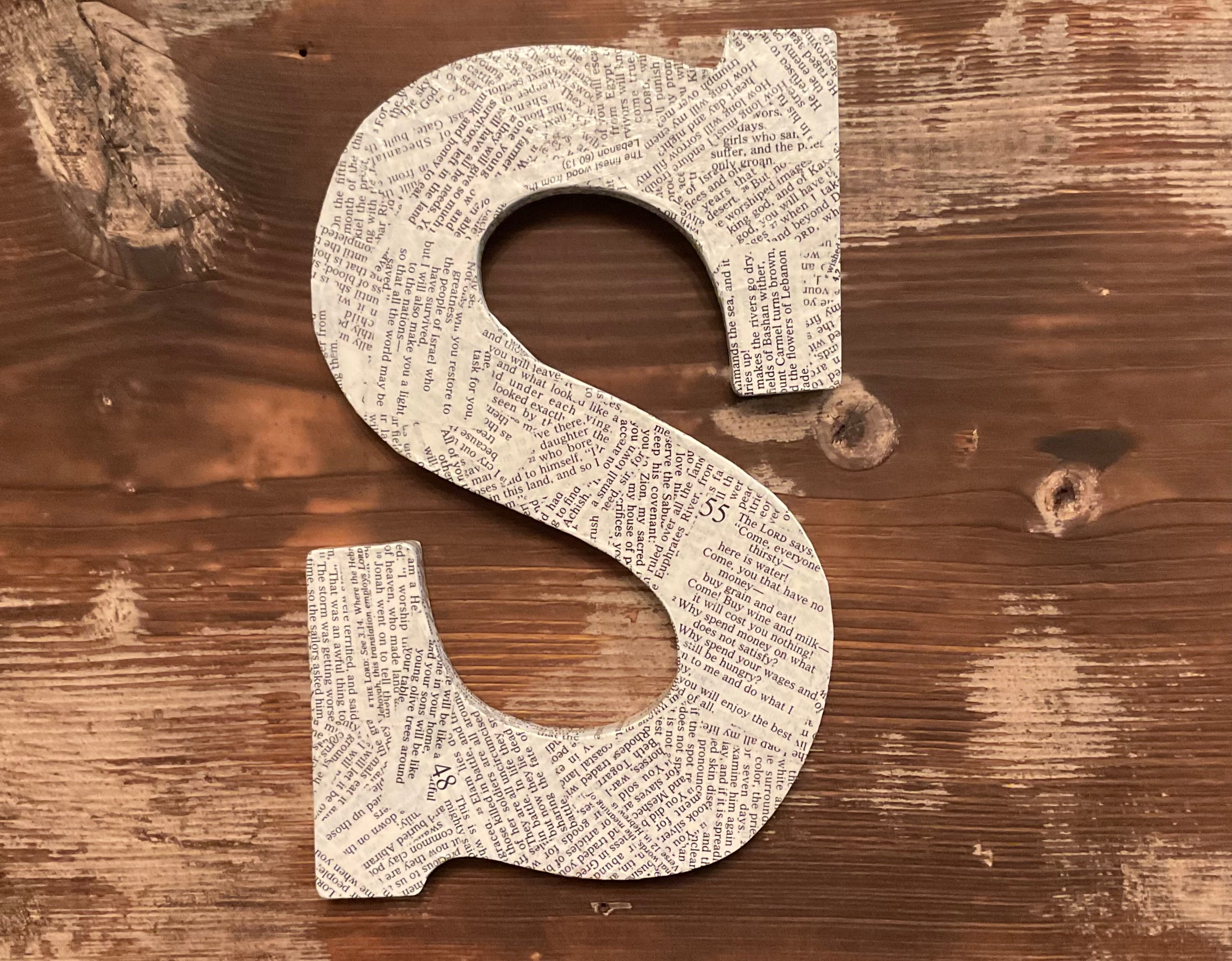 Letter S - medium