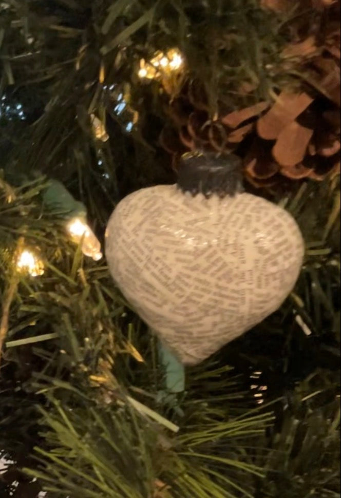 Ornament -Glass Heart